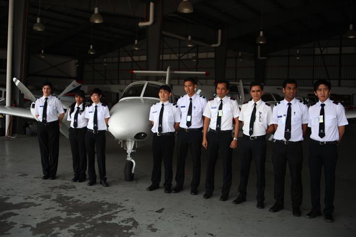 gambar pelajar malaysia flying academy